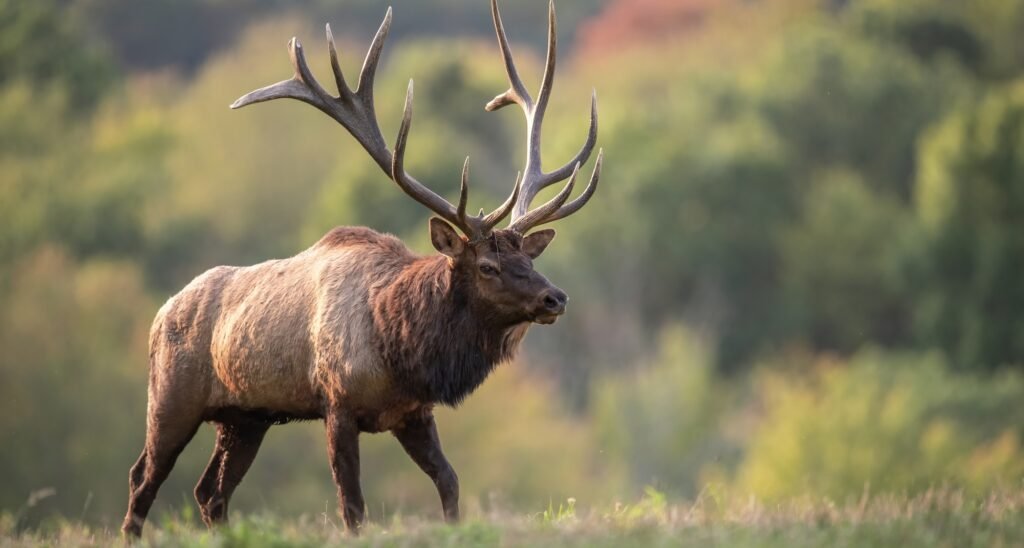 Bull Elk Portrait